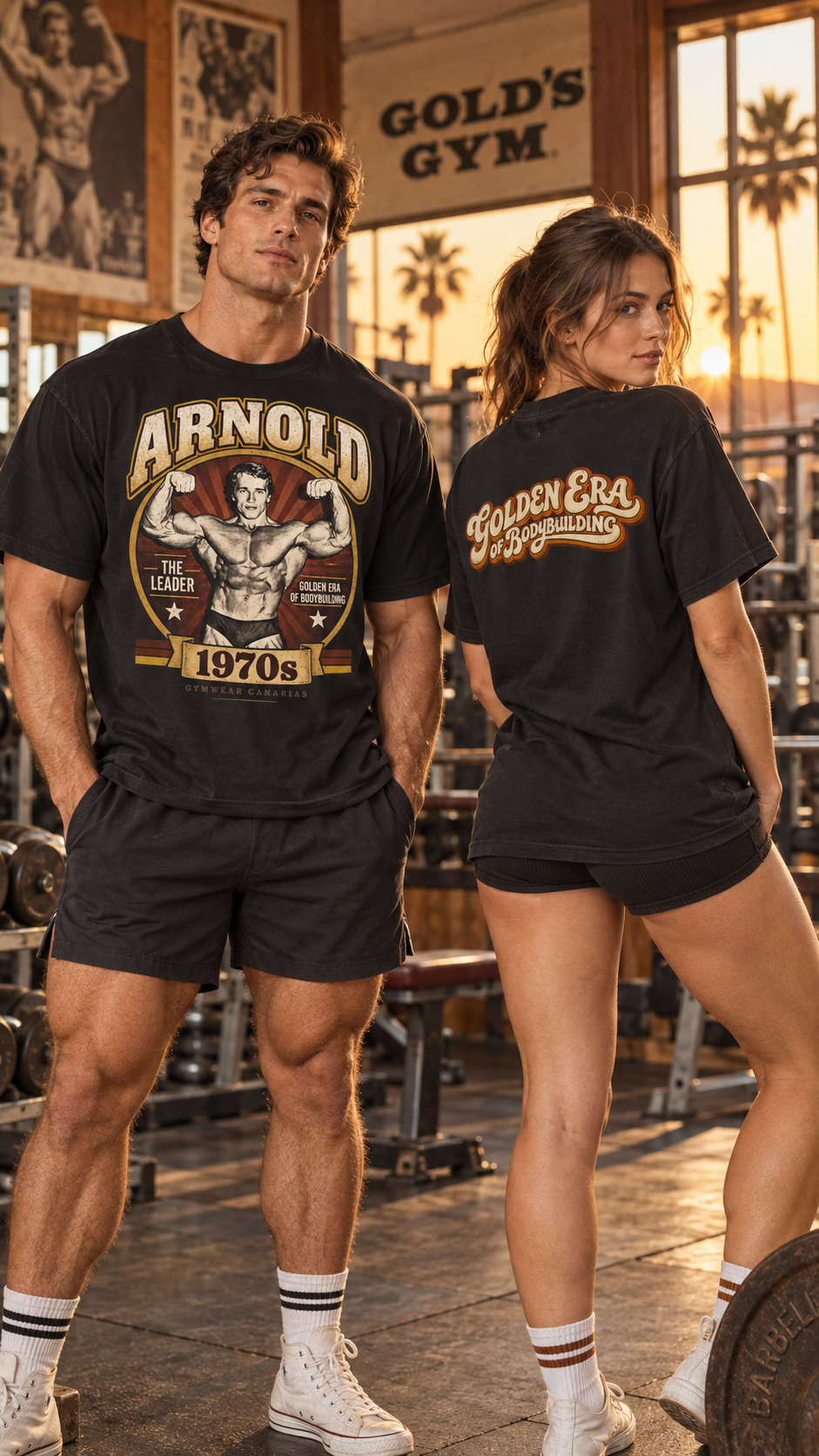T-SHIRT ARNOLD 1970s / GOLDEN ERA OF BODYBUILDING